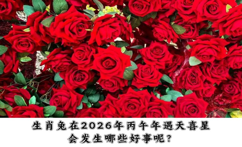 什么是天喜星？生肖兔在2026年丙午年遇天喜星，会发生哪些好事呢？