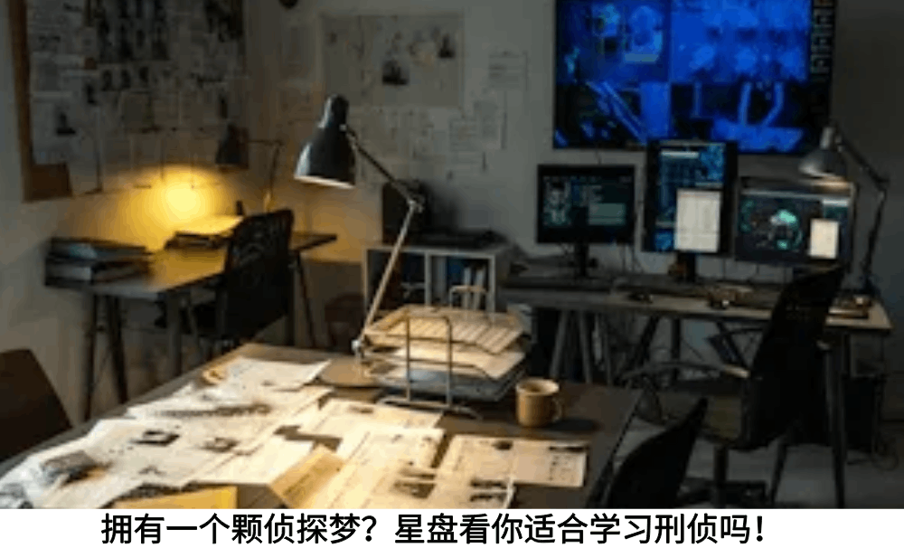 拥有一个颗侦探梦？星盘看你适合学习刑侦吗！