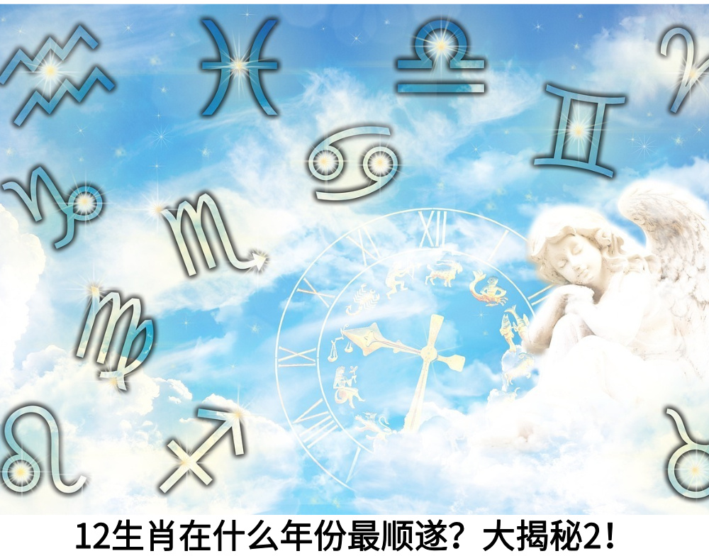 12生肖在什么年份最顺遂？大揭秘2！