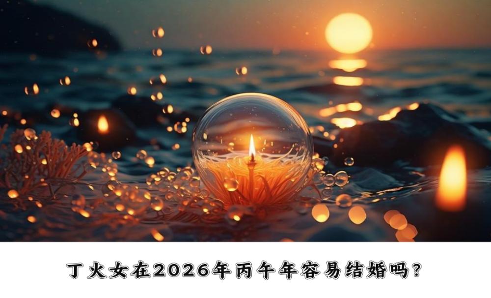 丁火女在2026年丙午年容易结婚吗？