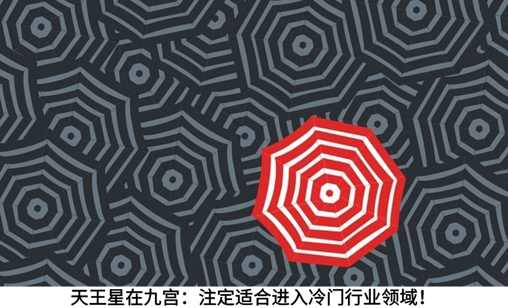 天王星在九宫：注定适合进入冷门行业领域！