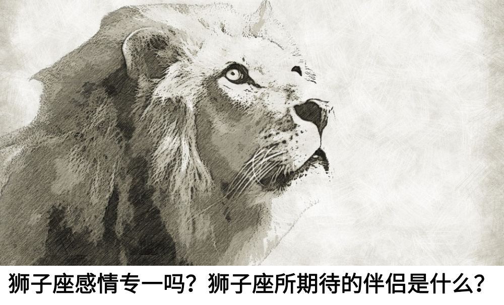 狮子座感情专一吗？狮子座所期待的伴侣是什么？