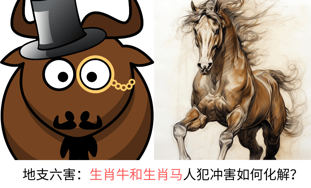 地支六害：生肖牛和生肖马人犯冲害如何化解？
