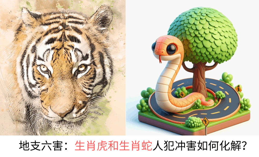 地支六害：生肖虎和生肖蛇人犯冲害如何化解？