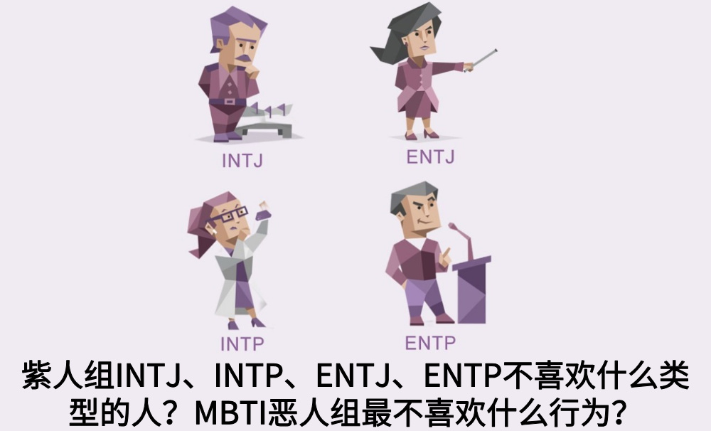紫人组INTJ、INTP、ENTJ、ENTP不喜欢什么类型的人？MBTI恶人组最不喜欢什么行为？