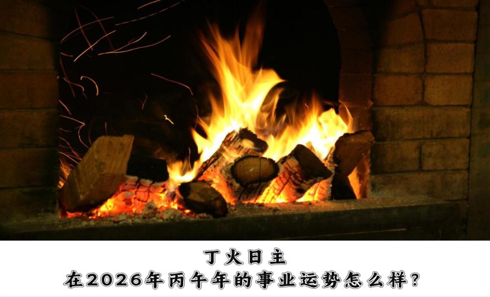 丁火日主在2026年丙午年的事业运势怎么样？
