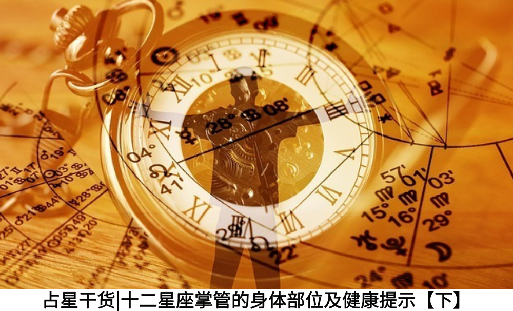 占星干货|十二星座掌管的身体部位及健康提示【下】