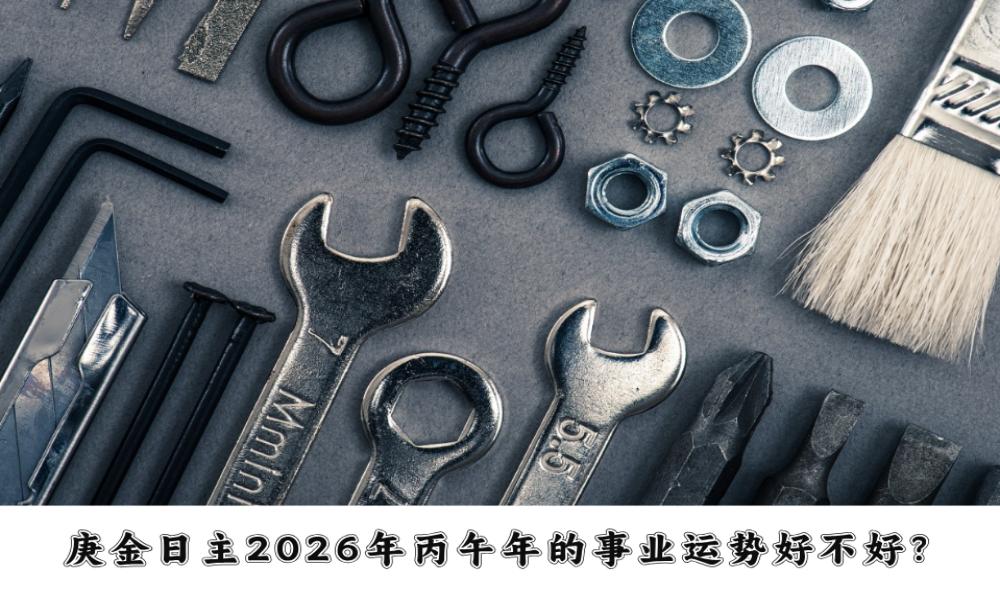 庚金日主2026年丙午年的事业运势好不好？