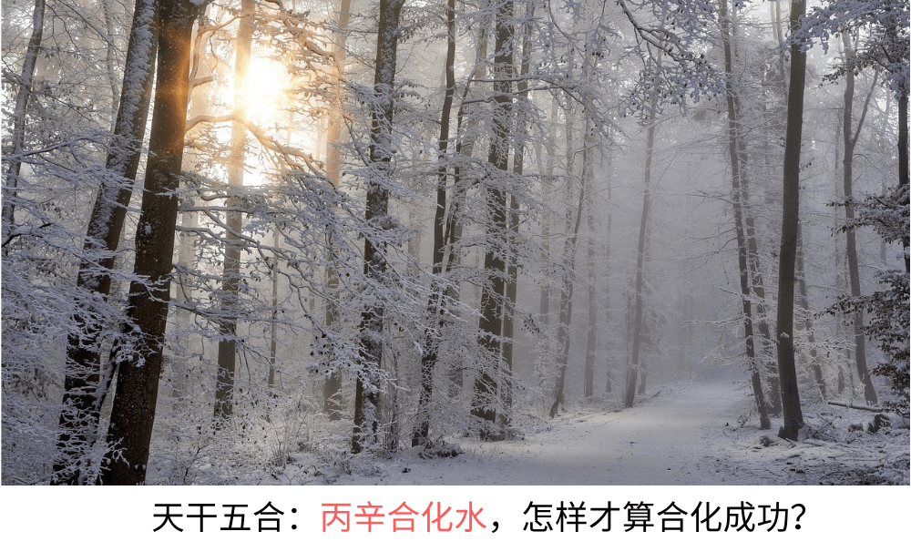 天干五合：丙辛合化水，怎样才算合化成功？