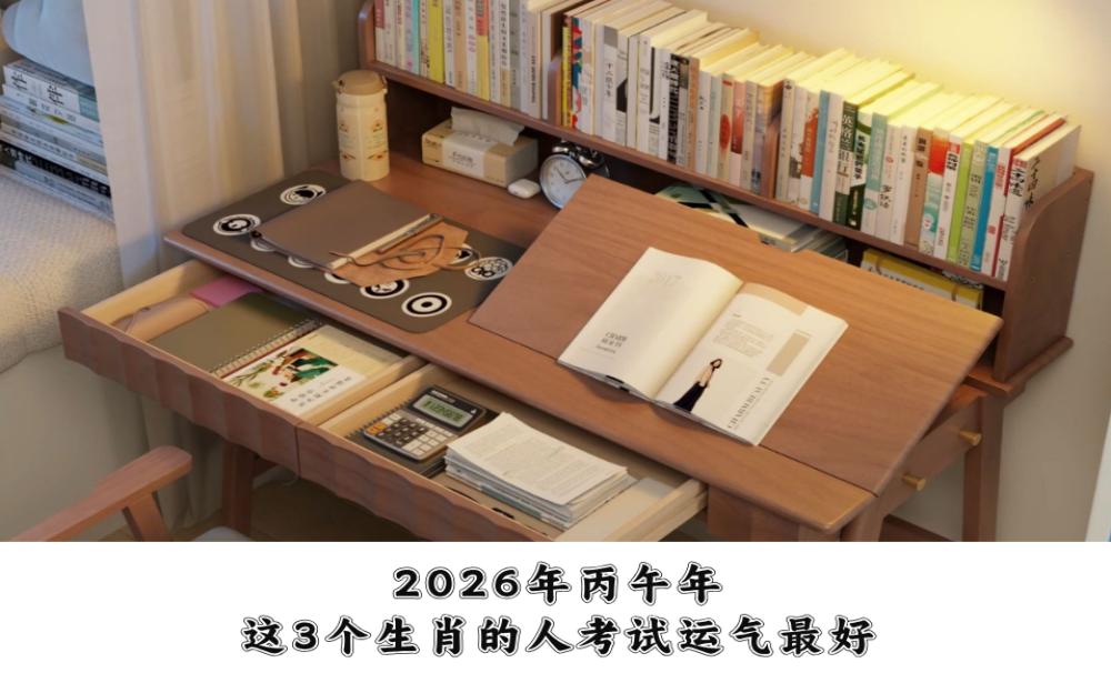 2026年丙午年，这3个生肖的人考试运气最好！