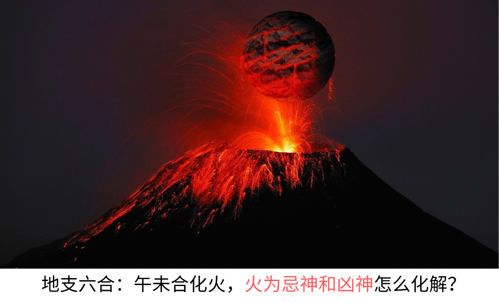 地支六合：午未合化火，火为忌神和凶神怎么化解