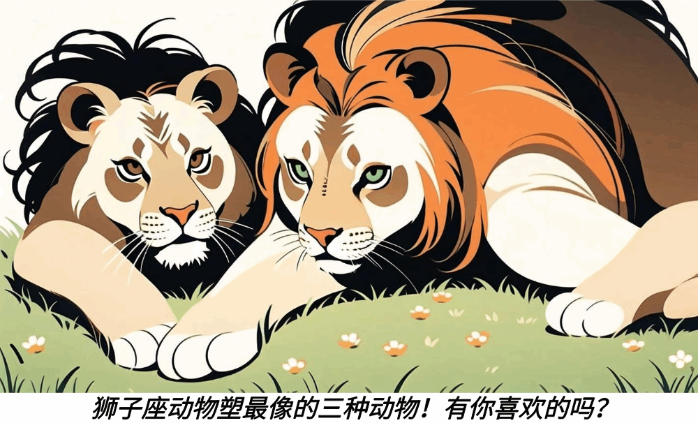 狮子座动物塑最像的三种动物！有你喜欢的吗？