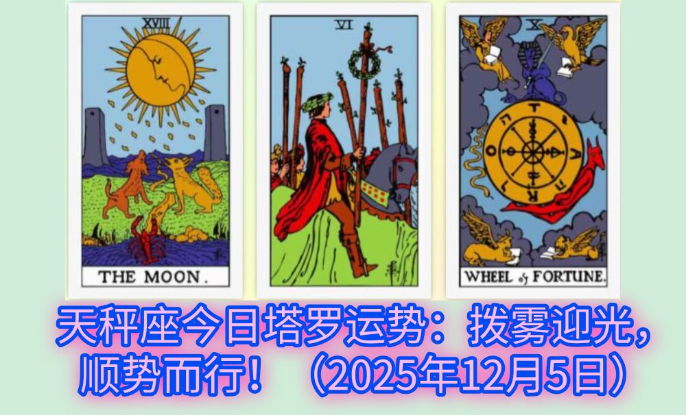 天秤座今日塔罗运势：拨雾迎光，顺势而行！（2025年12月5日）