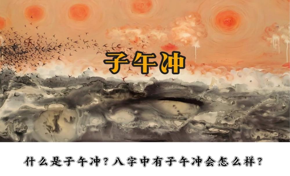 什么是子午冲？八字中有子午冲会怎么样？