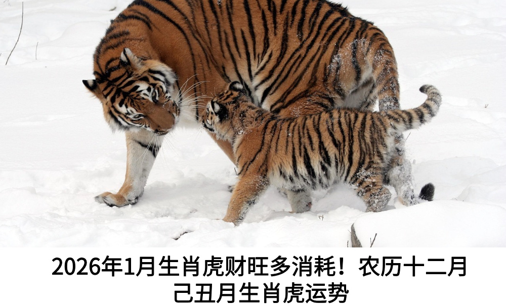 2026年1月生肖虎财旺多消耗！农历十二月己丑月生肖虎运势