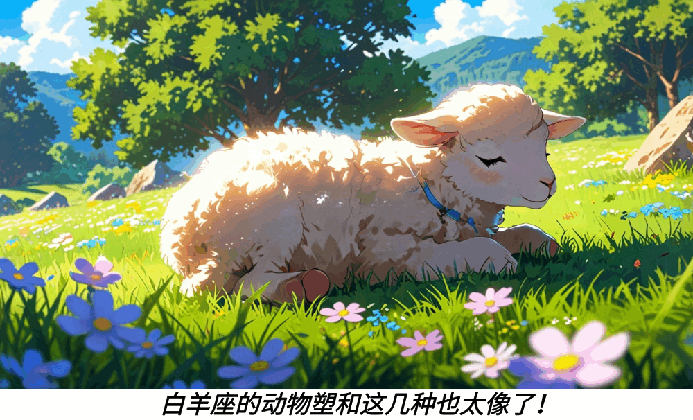 白羊座的动物塑和这几种也太像了！
