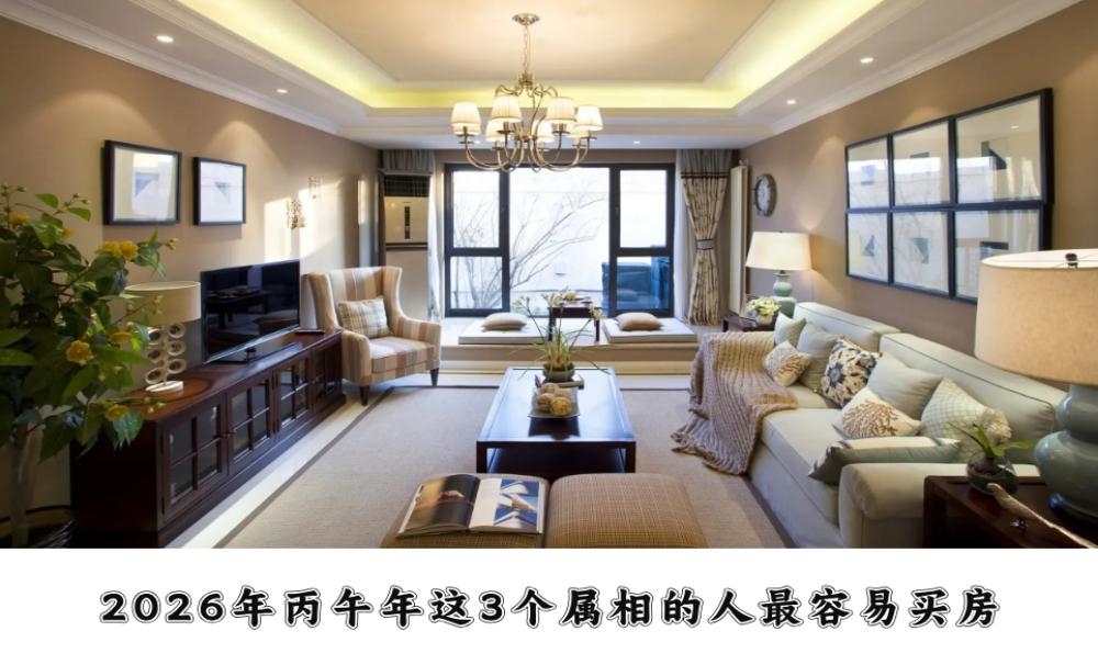 2026年丙午年这3个生肖的人最容易买房