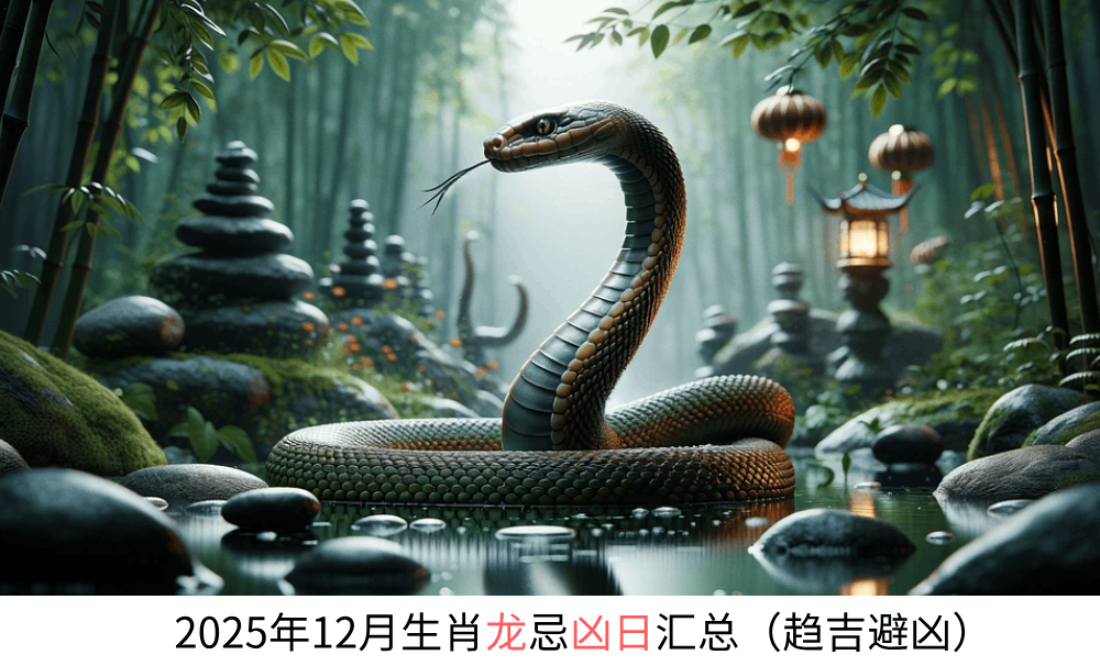 2025年12月生肖蛇忌凶日汇总（趋吉避凶）