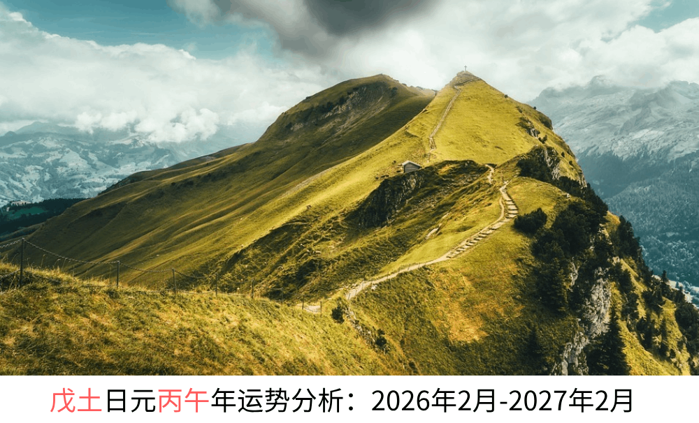 戊土日元丙午年运势分析：2026年2月-2027年2月