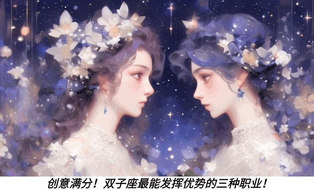 创意满分!双子座最能发挥优势的三种职业!