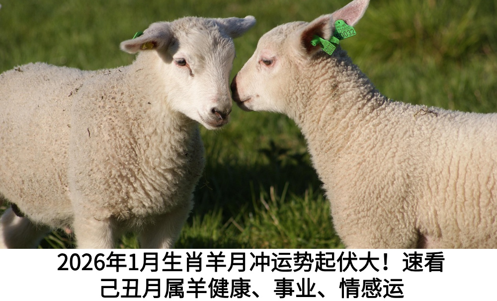 2026年1月生肖羊月冲运势起伏大！速看己丑月属羊健康、事业、情感运
