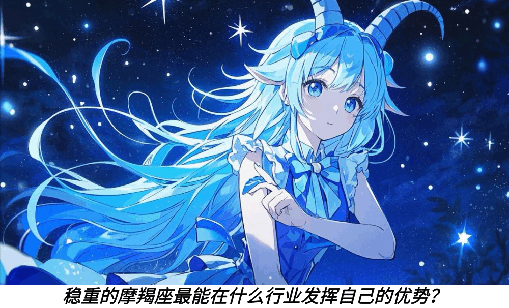 稳重的摩羯座最能在什么行业发挥自己的优势?