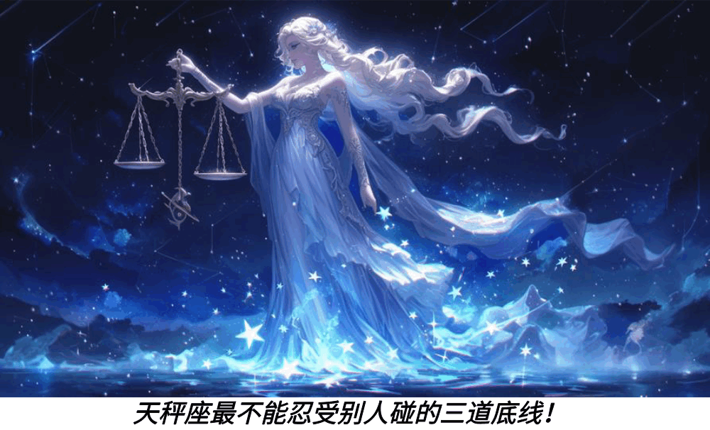 天秤座最不能忍受别人碰的三道底线!