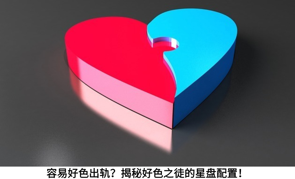 容易好色出轨？揭秘好色之徒的星盘配置！