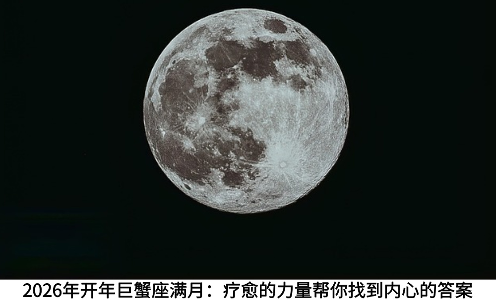 2026年开年巨蟹座满月:疗愈的力量帮你找到内心的答案