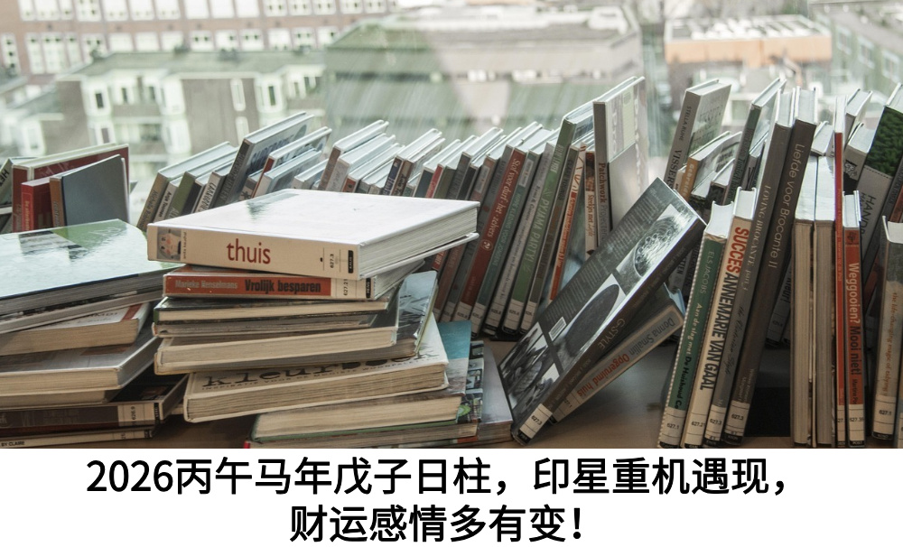 2026丙午马年戊子日柱,印星重机遇现,财运感情多有变!