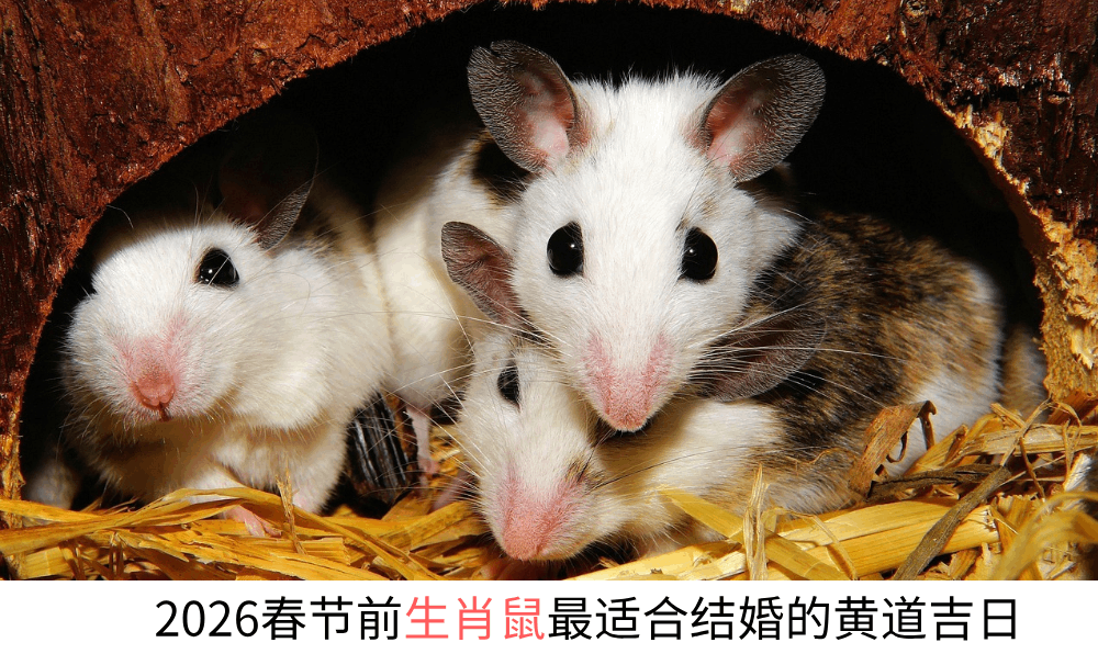 春节前生肖鼠人最适合结婚的黄道吉日汇总