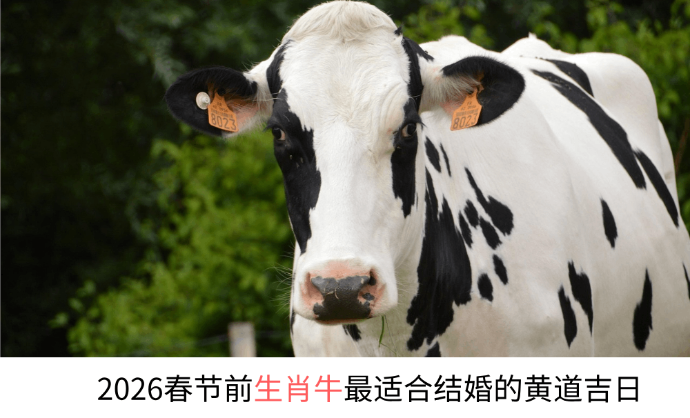 今年春节前生肖牛人最适合结婚的黄道吉日