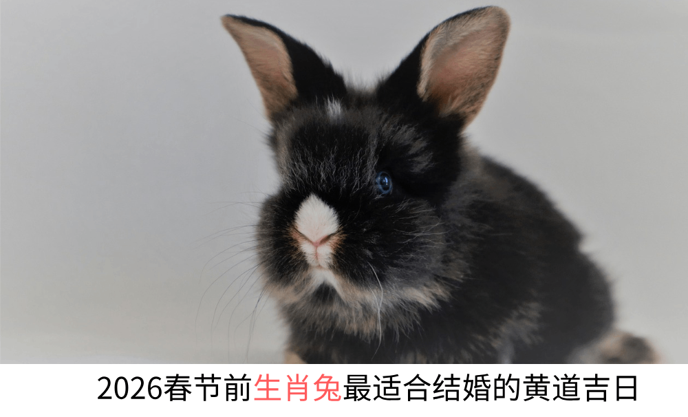 今年春节前生肖兔人最适合结婚的黄道吉日
