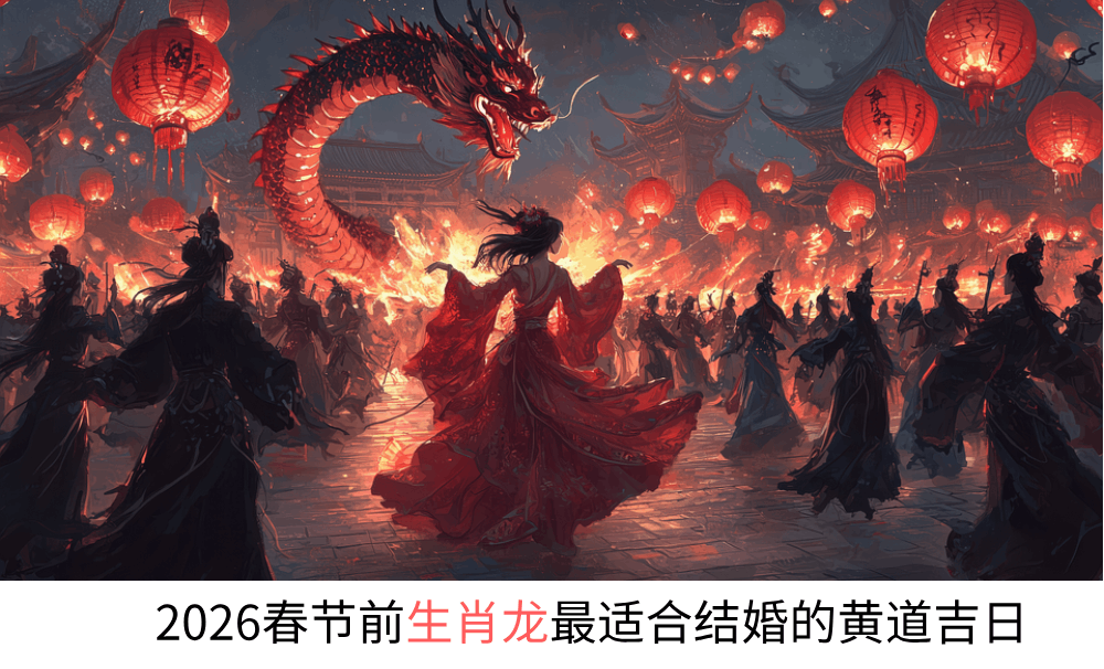 2026春节前生肖龙人最适合结婚的黄道吉日