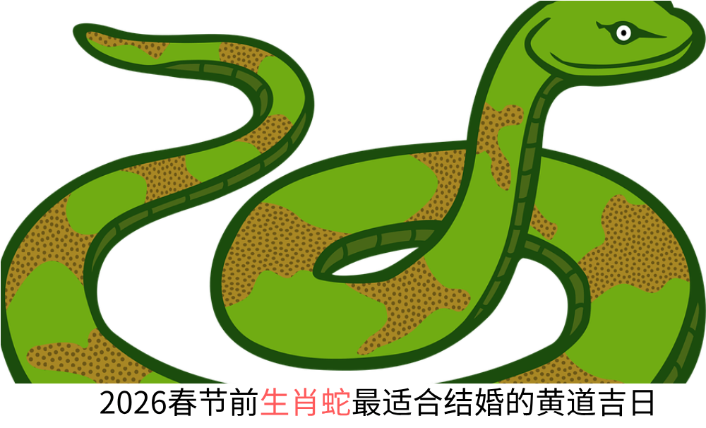 2026春节前生肖蛇人最适合结婚的黄道吉日