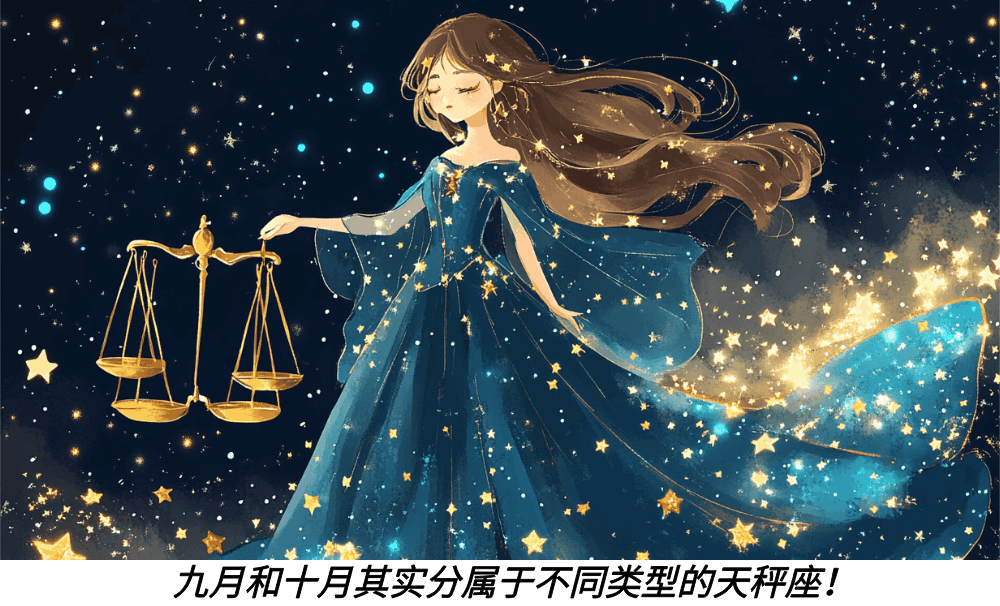 九月和十月其实分属于不同类型的天秤座!