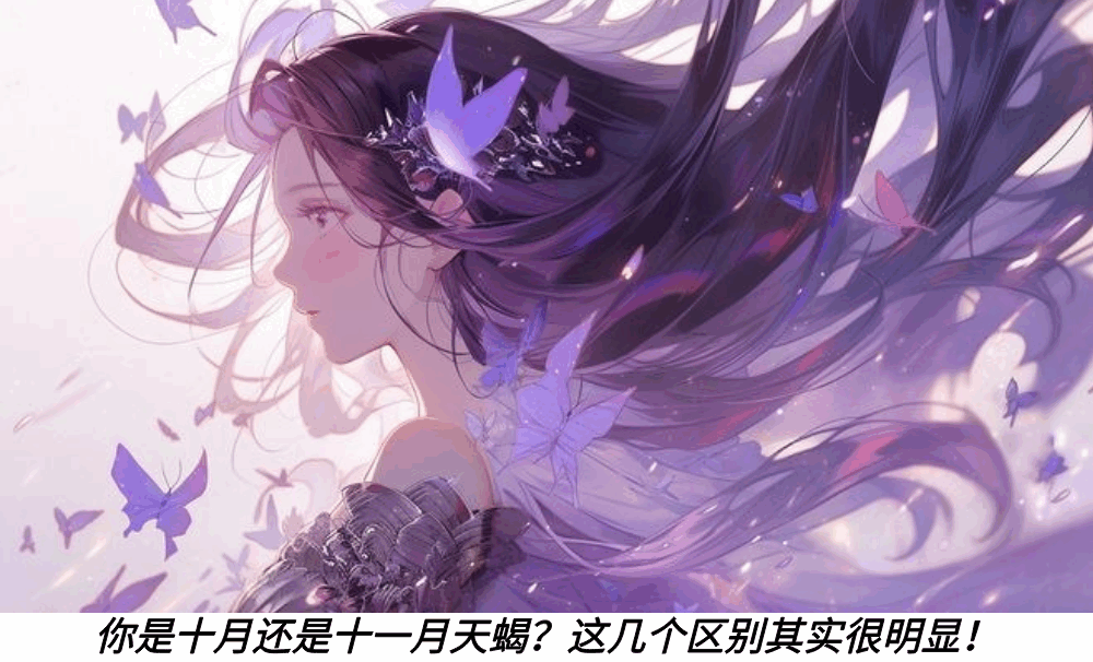 你是十月还是十一月天蝎?这几个区别其实很明显!