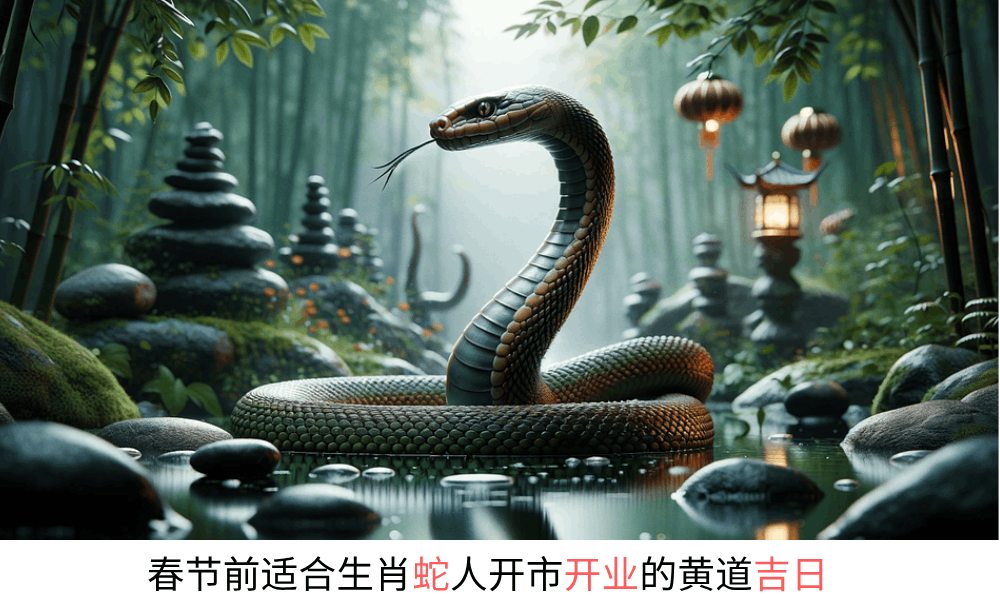 今年春节前适合生肖蛇人开市开业的黄道吉日
