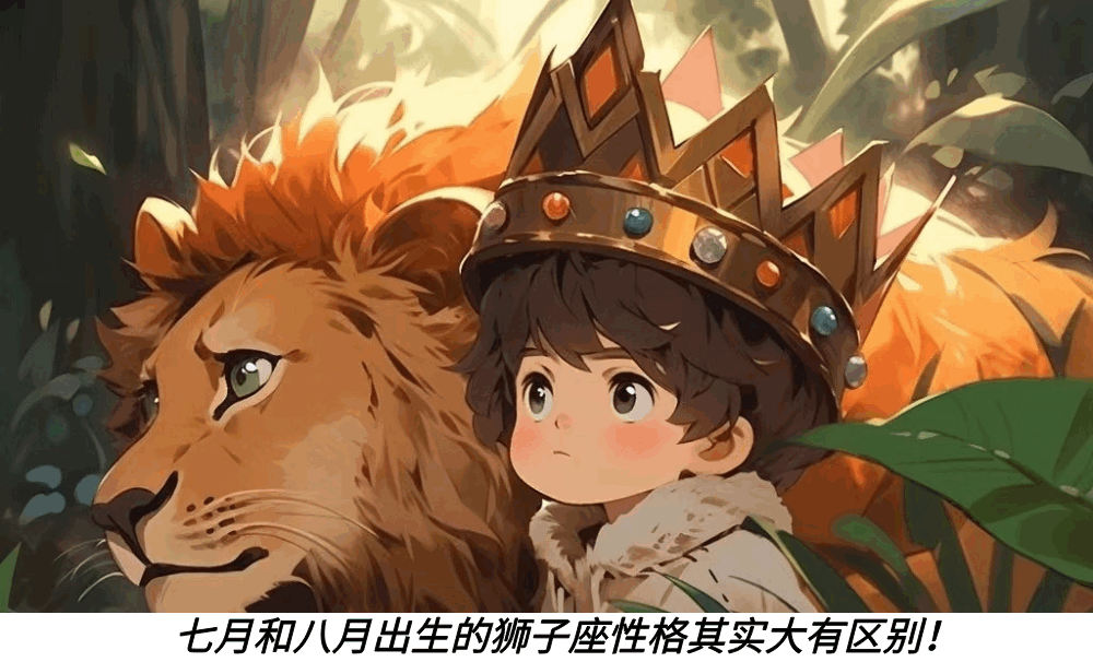 七月和八月出生的狮子座性格其实大有区别!