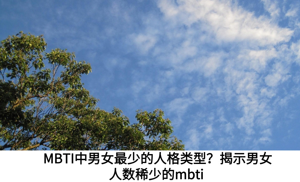 MBTI中男女最少的人格类型？揭示男女人数稀少的mbti