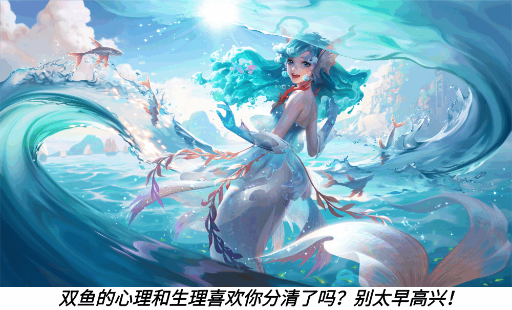 双鱼的心理和生理喜欢你分清了吗?别太早高兴!