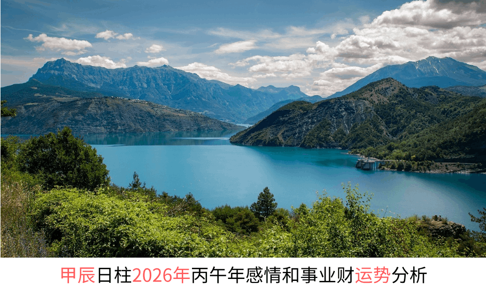 甲辰日柱2026年丙午年感情和事业财运势分析