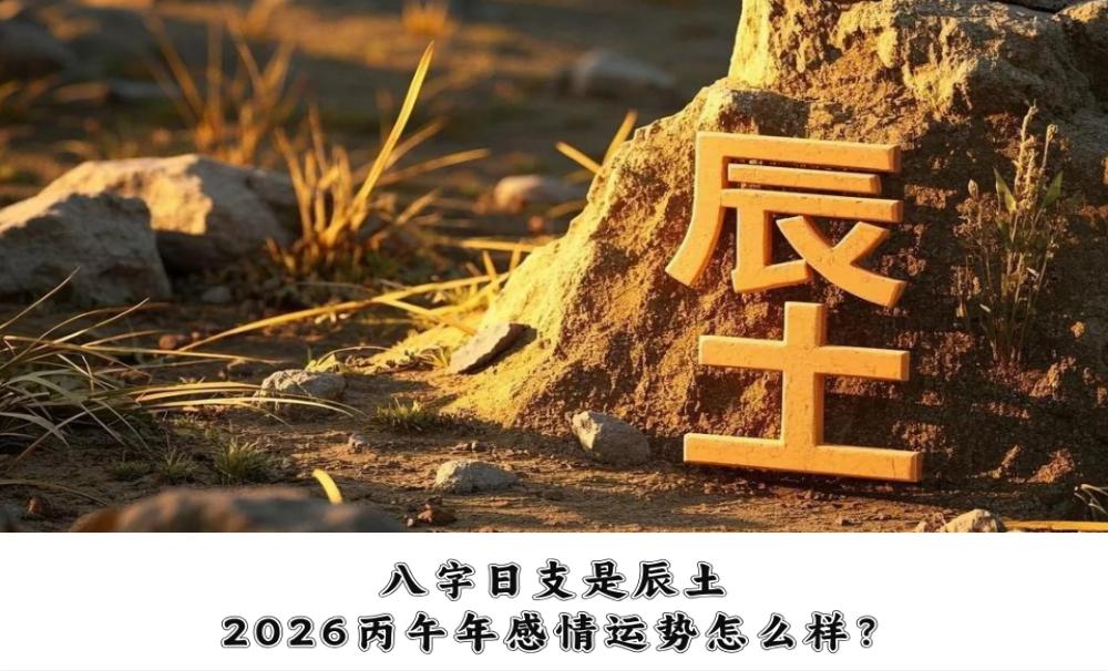 八字日支是辰土，2026丙午年感情运势怎么样？