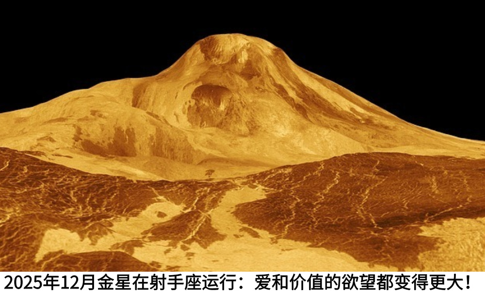2025年12月金星在射手座运行：爱和价值的欲望都变得更大！