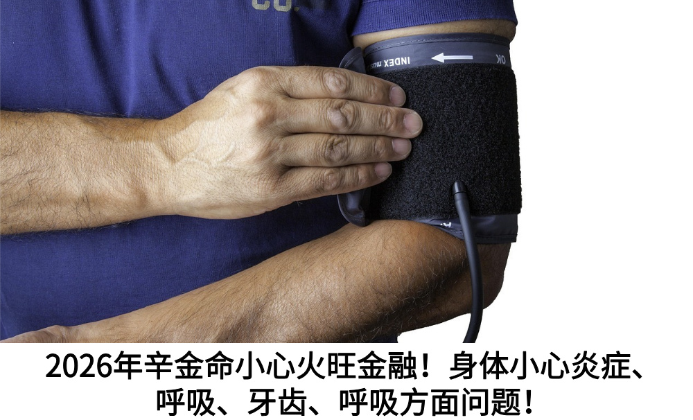 2026年辛金命小心火旺金融！身体小心炎症、呼吸、牙齿方面问题！
