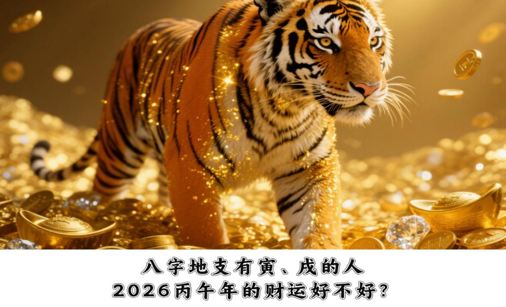 八字地支有寅、戌的人，2026丙午年的财运好不好？