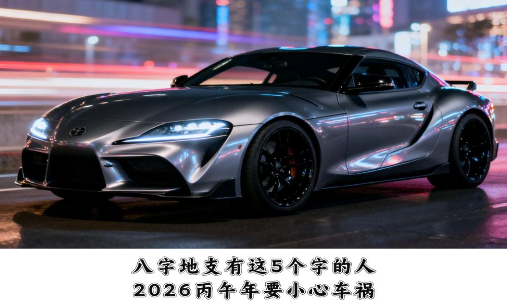 八字地支有这5个字的人，2026丙午年要小心车祸