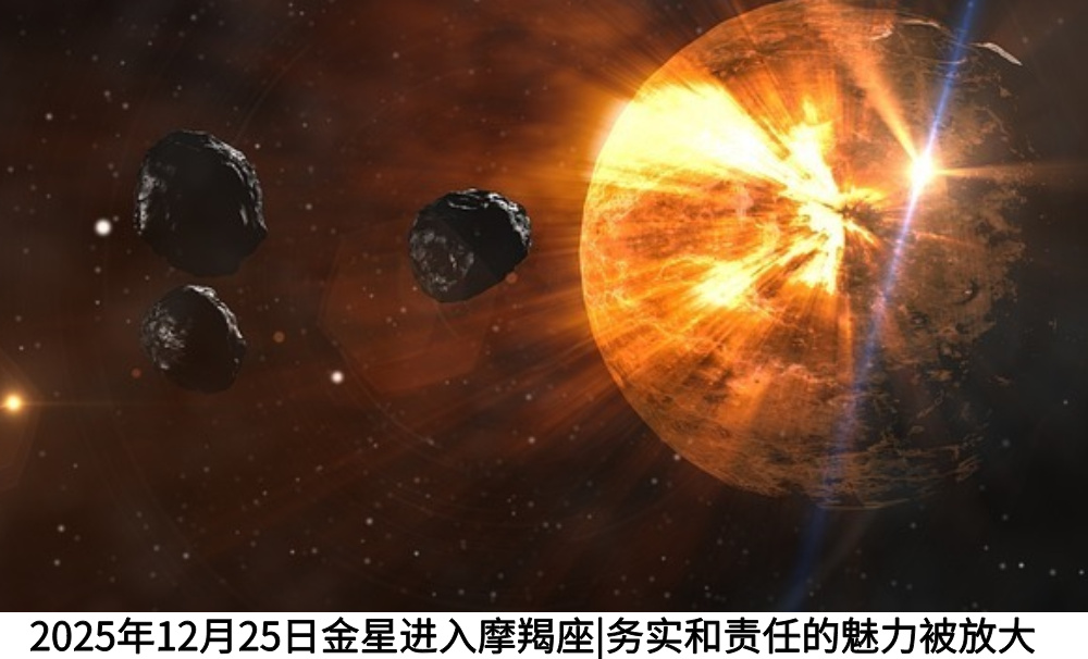 2025年12月25日金星进入摩羯座|务实和责任的魅力被放大
