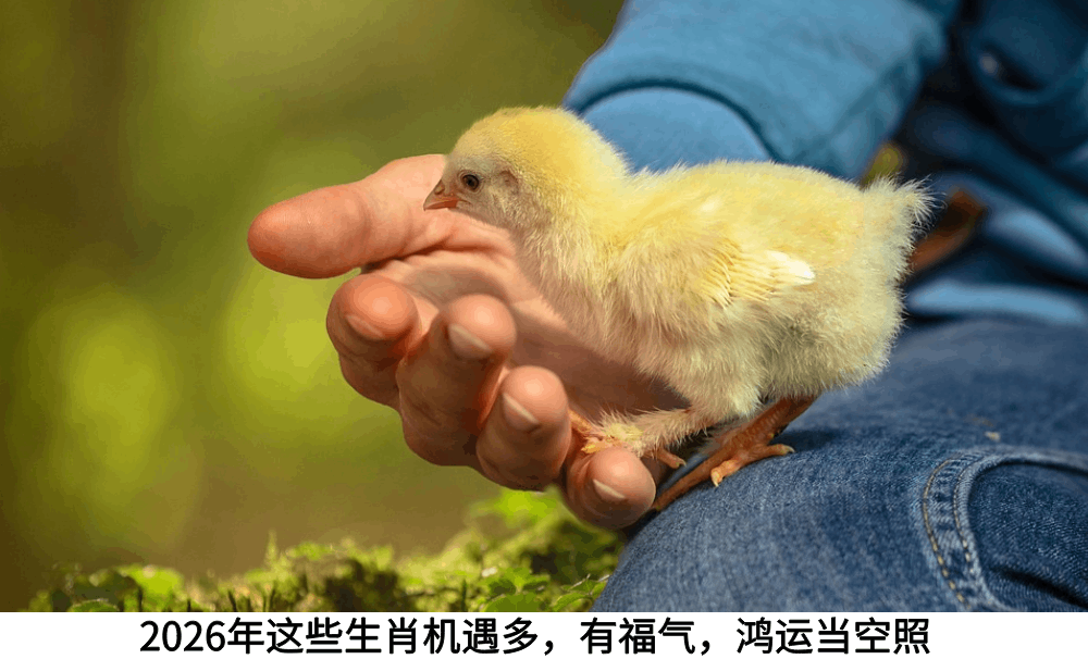 2026年这些生肖机遇多，有福气，鸿运当空照