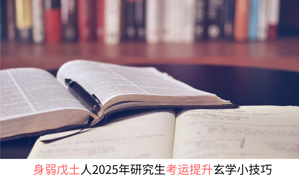 身弱戊土人2025年研究生考运提升玄学小技巧